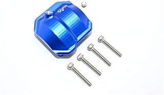 Axial SCX10 II Upgrade Parts (AX90046) Aluminum Front/Rear Differential Cover With Hole - 1Pc Set Blue