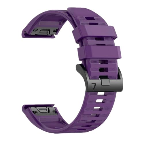 [�����ȓX] �ɓK����Garmin Fenix 6 6 X 7 X 5 5 X Plus Forerunner 970 965 Fenix 8�X�|�[�c�x���gQuickFit 22 26 mm�V���J�Q���x���g(Purple,22mm)