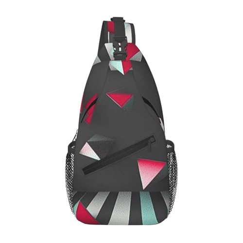 Bolso Cruzado Bandolera Estilo Urbano Negro miniatura 1