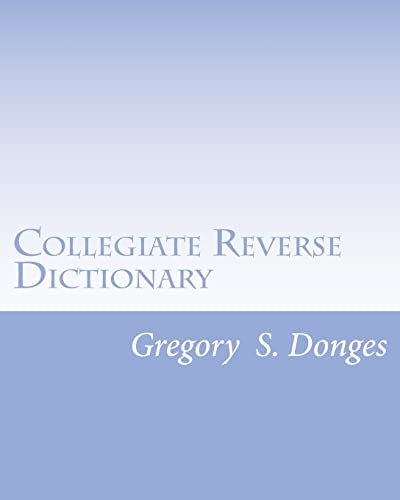Collegiate Reverse Dictionary