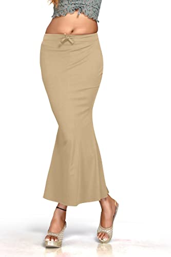 Image of J B Fashion Women's Lycra Full Elastic Saree Shapewear Petticoat (S-01-06)
