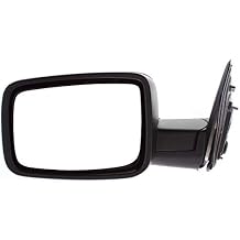 Kool Vue Driver Side Non-Electric Mirror for Ram 1500 2500 2011-2012 Without Signal Light, Blind Spot Monitor, Memory, Puddle Lamp & Auto-Dimming Textured