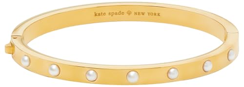 kate spade new york Set in Stone Metal Hinged Bangle, One Size, Metal, no gemstone