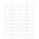【Plusieurs options disponibles】: choisissez parmi un lot de 5, 10 ou 20 cintres en plastique, offrant un grand espace de rangement pour votre collection de vêtements. Dites adieu aux placards encombrés et bonjour à un espace propre et organisé.