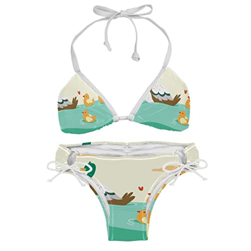 Bikini canard mignon pour femme le maillot confortable multicolore taille M