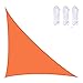 LHQ-HQ Tenda A Vela Ad Angolo Retto 10X10x14 Piedi Tenda A Vela da Giardino con 3 Corde Tenda da Sole Tenda da Sole per Giardino Esterno Patio Party Cortile Cortile Campeggio,Arancia