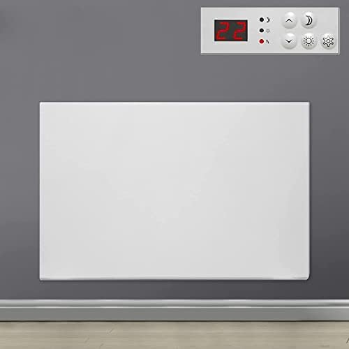 Purus Eco Electric Radiator Panel Electric Heater Bathroom Safe Setback  Timer Lot 20 u0026 Advanced Thermostat Control Wall Mounted or Floor Standing  Low Energy Panel Heater Electric Heater : Amazon.co.uk: DIY u0026