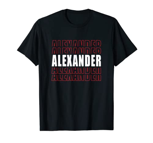 Alexander Apellido Unico Personalizado Familia Matching Camiseta