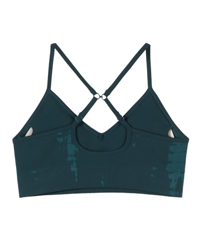 Image of AUROLA Serpent Seamless Sports Bras for Women,Backless Padded Strappy Workout Gym Yoga Crop Tops