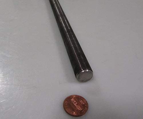 Grade B7 Steel Fully Threaded Rod 5/8"-18 x 8.00 Length 2 Pcs.