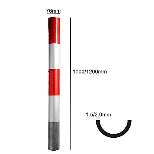 Borne de signalisation robuste en acier de 1.5 mm pour aménagement durable