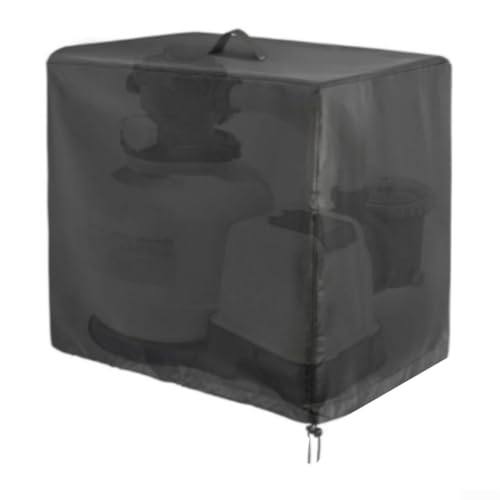Sandfilterpumpenabdeckung, Sand-Poolfilter-Abdeckung, benutzerdefinierte wasserdichte Abdeckung für Intex für Krystal Clear Poolpumpe, 55 x 50 x 62 cm, schützt vor Staub, Blättern und rauen