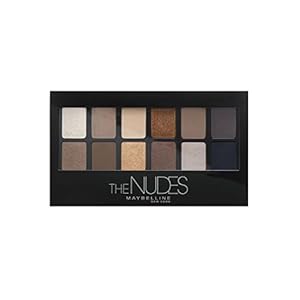 Maybelline New York Lidschatten Palette, The Nudes Palette, 12 Farben