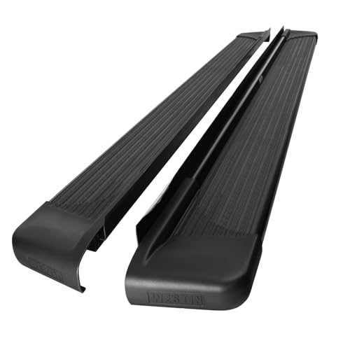 Estribos de aluminio negro Westin 27-64755 91in
