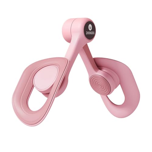 Yirdapall レッググリップ ダイエット 内転筋 骨盤底筋 鍛える器具 トレーニング 360度回転 多機能運動クリップ 滑り止め 簡単 便利 もも裏筋トレ ダイエット器具 太もも たるみ 産後 ガードル 美尻 (ピンク-カウント調整なし)