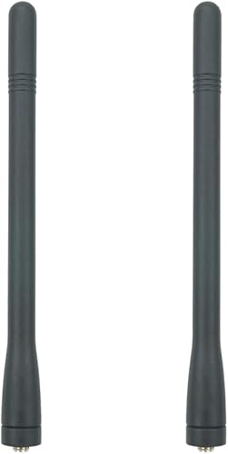 Kenwood KRA-27 Antena helicoidal VHF para Kenwood TK2140 TK2160 TK2170 TK2307 TK5210 antena de radio portátil VHF 2 unidades