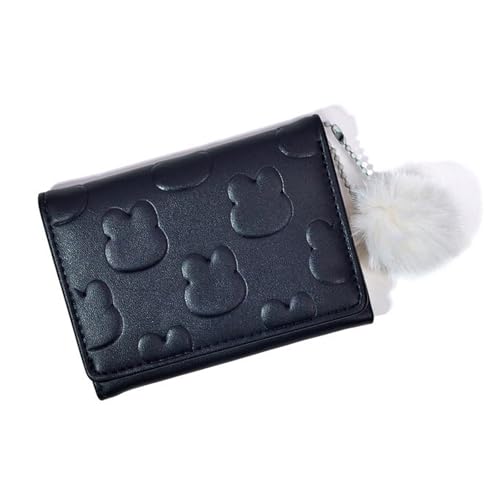 Women Wallet Simple Trifold Wallets PU Leather Purse Short Wallet Small Trifold Cash Card Holder Bag Compact Wallets3