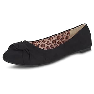 Women’s flats with knot front Cute Ballet Flats for Women Casual or Dressy shoes for women Comfortable flats womens shoes