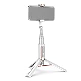 Construido en el trípode ASDFGT-778 Una multifunción Soporte de Aluminio de Bluetooth Mini palillo autofoto Tiro Directo autofoto estabilización trípode