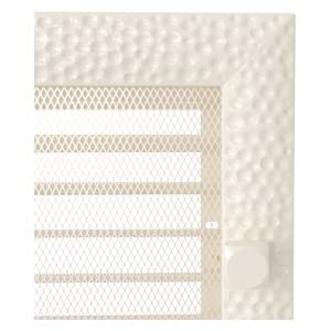 Kratki Lüftungsgitter Dekoratives Gitter für Kaminefür Pulverbeschichteter Edelstahl Leicht 15,2x45,6x4,5 cm Cremefarbene Venus mit Jalousien Lamellen