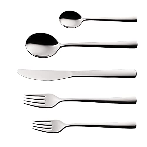 Service de table Tramontina Berlin 20 pièces en inox élégant pour de grandes tablées conviviales