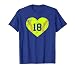 Vintage Fastpitch Softball 18 Jersey Number T-Shirt