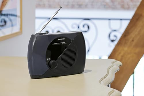 Radio Portable FM Idéale Camping et Maison THOMSON RT350 Poste Compact Bleu Noir - 4