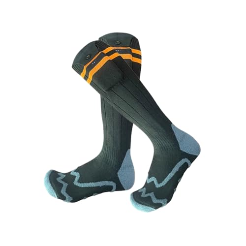 Electric Warm Socks - Thermal Rechargeable Wear, Adjustable Heat System, Outdoor Protection Gear, Insulated Clothing | Heated Footwear for Men Women Snowboarding Skiing Camping Hiking Fishing