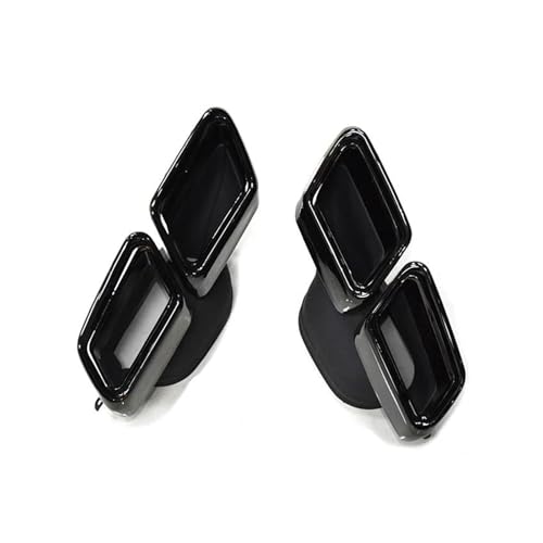 Embout pot d'échappement en acier inoxydable noir mat quatre sorties pour Benz Classe E W212