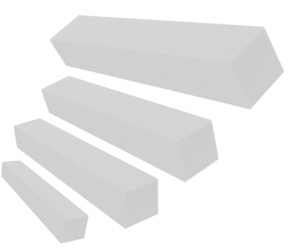 RAINBOW High Density Gap Filler for Sofa Bed, Mattress Extender Foam Rectangle Bolster Support Pillow Armrest Cushion Bed Gap Filler for Headboard & Mattress (White, 200x10x10)