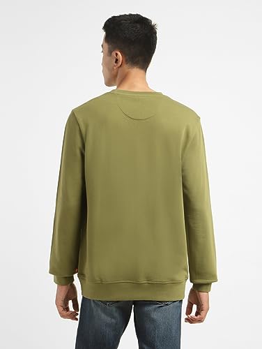 Image of Levi's Men's Cotton Regular Fit Logo Crew Neck Sweatshirt