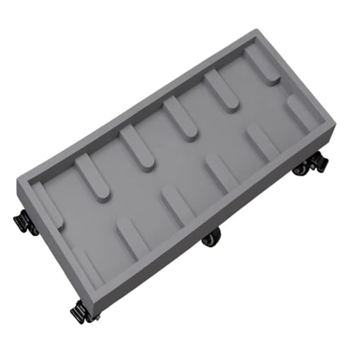 Support pot de fleurs roulettes avec plateau robuste et soucoupe