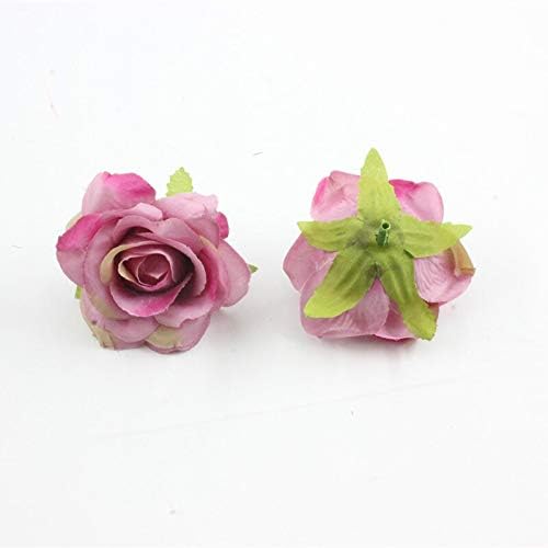 Miniatura 3 de EdricShop - 5 unidades de 7 centímetros rosa Cabeca de flor artificial Casa Acessorios DE Decoracao DE Casamento DE Natal DE Ano Novo Flor Simulacao