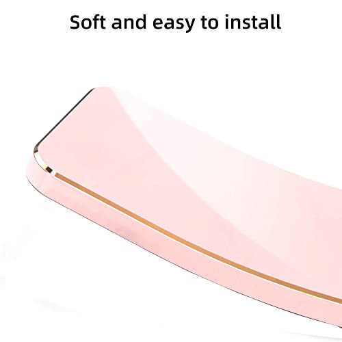 Image of KARWAN Luxury Back Cover Compatible for OnePlus Nord CE 2 (5G) | Logo View Mobile Phone Cases and Covers for OnePlus Nord CE 2 (5G)| Back case and Cover | Slim Shockproof | Soft TPU -Baby Pink