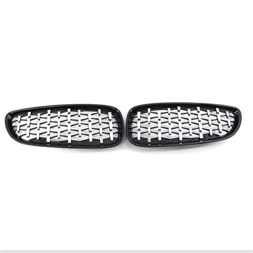 Rejilla delantera de coche para BMW E89 Z4 (2009-2016) en acabado negro y cromado meteorito.