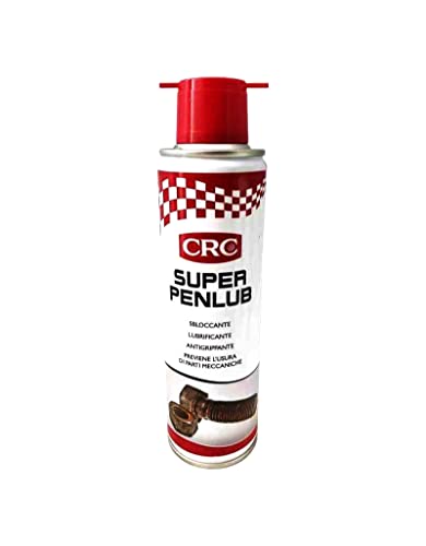 CRC – SUPER PENLUB SPRAY 250 ML - Sbloccante, Lubrificante, Antigrippante, Previene Usura Parti Meccaniche