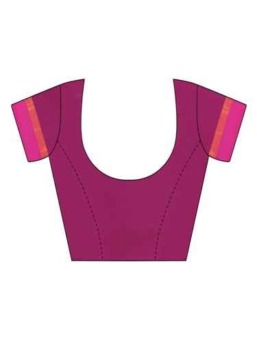 VJ Fashion Women Kerala Silk Blend Saree With Blouse Piece_freesize