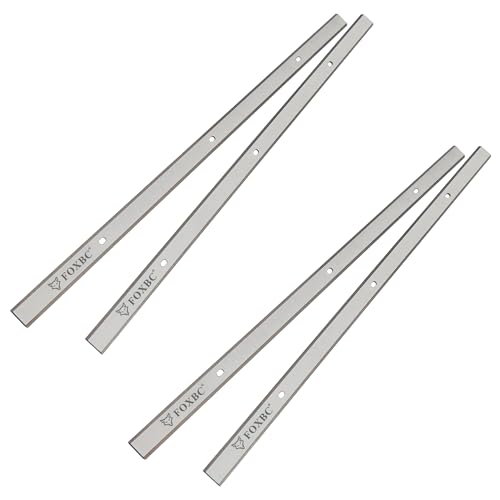 FOXBC 12.5 Inch Planer Blades for Porter Cable PC305TP, Ryobi AP-12, Delta 22-560 TP305, Craftsman 21758, WEN 6550, Grizzly G0663 Planer - 2 Set (4 Pack)