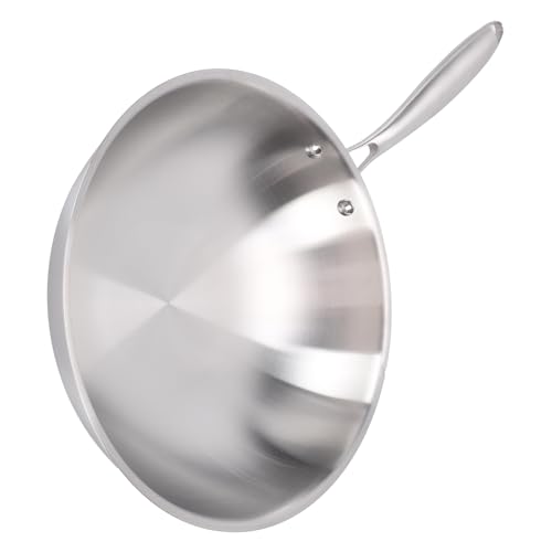 Wok de acero inoxidable Fabater 34 cm miniatura 2