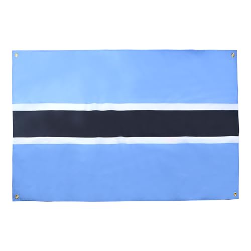 AZ FLAG Drapeau Botswana 150x90 cm avec 4 oeillets, Pavillon Botswanais pour balcon ou mur