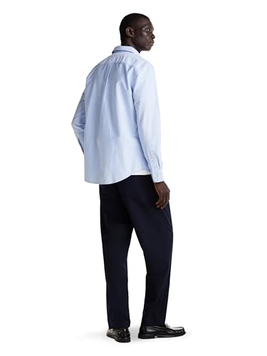 Image of Tommy Hilfiger Men's Long Sleeve Oxford Shirts in Regular Fit, Men's Button Down Shirts, Also Available in Big and Tall