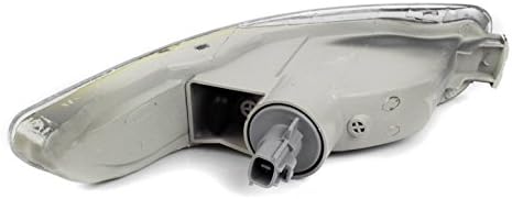 Replacement Headlight Headlamp w/Bumper + Corner Signal Lamp Chrome Compatible with 1993-1997 Toyota Corolla