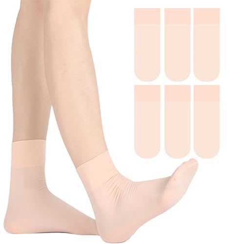 Himcus Girls Ballet Socks 3-Pack Kids Seamless Dance Socks Soft Breathable(Ballet Pink S)