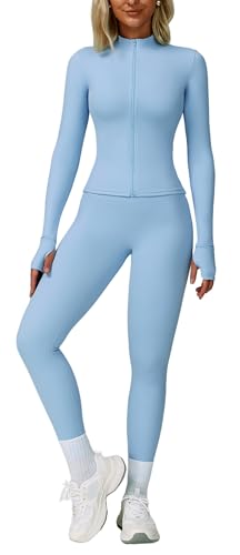 Ensemble d'entraînement femme legging taille haute gainant