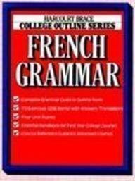 French Grammar (Harcourt Brace Jovanovich College Outline Series) by Thomas Cox (1986-08-03)