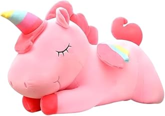 Storio Plushie Flying Unicorn | Soft Toys | Birthday Gift for Girls/Wife, Boyfriend/Husband, Soft Toys for Girls, Baby Toys - Sleeping Unicorn