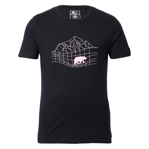 FORSBERG T-Shirt mit Polygonraster-Logo Farbe:schwarz Größe:XXL