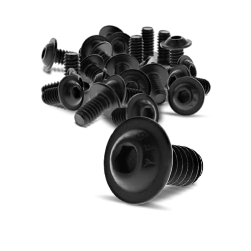 8020 Series Flanged Button Head Socket Cap Screws - 5/16-18 X 0.687 Inch (25 Pack)