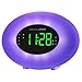 HANNLOMAX HX-162CR AM/FM PLL Radio with Alarm Clock, RGB Mood Light (7 Colors) and Dynamic Mode, 1