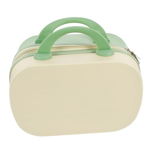Paquet de rangement portable maquillage jaune vert rigide